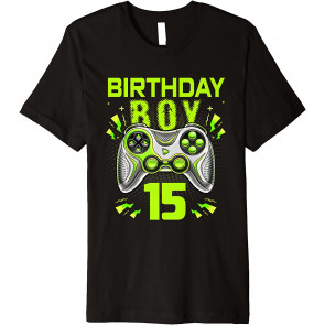 Level 15 Unlocked 15 Year Old Video Game 15th Birthday Gift T-Shirt