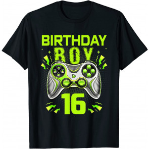 Level 16 Unlocked 16 Year Old Video Game 16th Birthday Gift T-Shirt