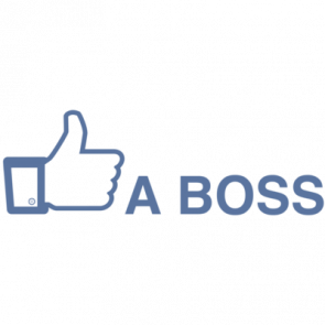 Like A Boss Funny Facebook Shirt