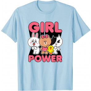 Line Friends Girl Power T-Shirt