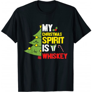 Liquor Drinker Christmas T-Shirt