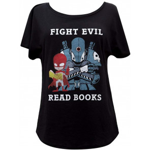 Literary And Book-Themed Dolman Sleeve T-Shirt