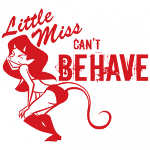 Little Miss Cant Behave Tshirt
