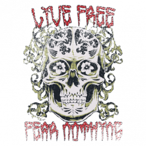Live Free Fear Nothing Gothic Tshirt