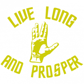 Live Long And Prosper  Star Trek Tshirt