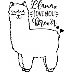 Llama Love You Forever T-Shirt