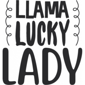 Llama Lucky Lady T-Shirt