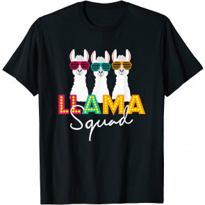 Llama Squad Animal T-Shirt