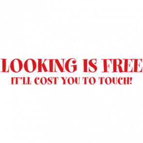 Looking Is Free Itll Cost You To Touch Tshirt