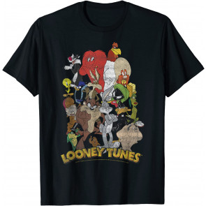 Looney Tunes Character Stack Group Shot T-Shirt