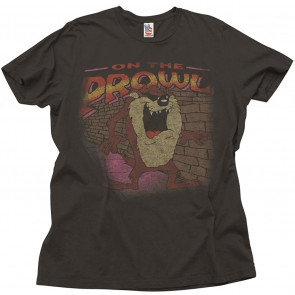 Looney Tunes On The Prowl Smoke Black T-Shirt