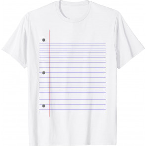 Loose Leaf Paper Halloween Costume T-Shirt