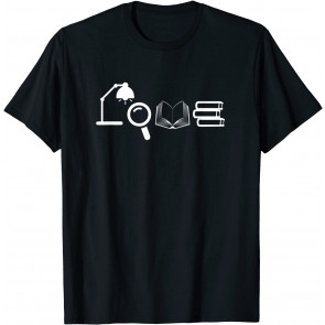 Love Books Reading Bookworm T-Shirt
