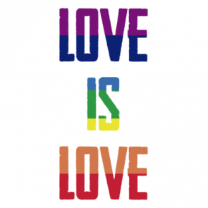 Love Is Love Rainbow  Gay Pride Tshirt