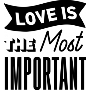 Love Is The Most Important T-Shirt