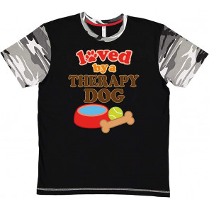 Loved By A Therapy Dog T-Shirt