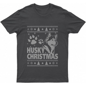Lovely Dog Husky-s Husky Christmas Dog T-Shirt