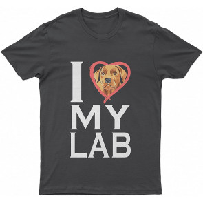 Lovely Dog I Love My Lab Dog T-Shirt