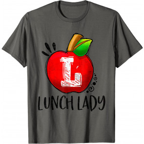 Lunch Lady Squad Messy Hair Woman Bun Lunch Lady Life T-Shirt