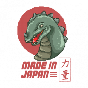 Made In Japan Retro Godzilla Tshirt