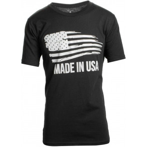 Made In USA American Flag Graphic T-Shirt