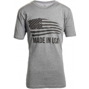 Made In USA American Flag Graphic T-Shirt