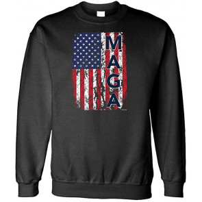 MAGA Flag - Fleece Sweat T-Shirt