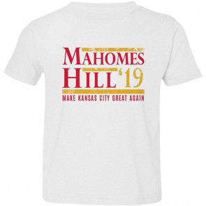 Mahomes Hill Kansas City Great Again 19 Little Kids Toddler T-Shirt