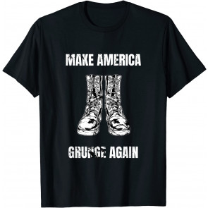 Make America Grunge Again Seattle Rock Distressed T-Shirt