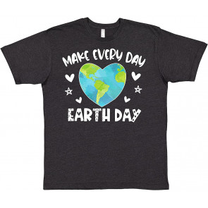 Make Every Day Earth Day With Hearts And Stars T-Shirt