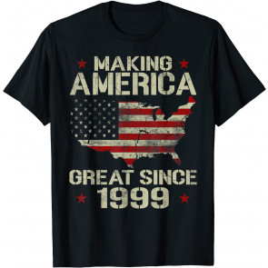 Making America Great Since 1999 Vintage Gifts 21st Birthday T-Shirt