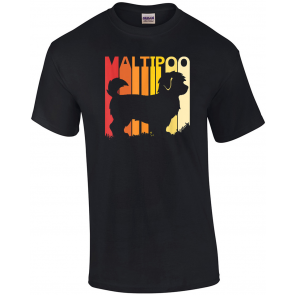 Retro Maltipoo Dog T-Shirt