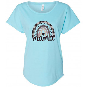 Mama Boho Rainbow Mother Mommy Mom  T-Shirt