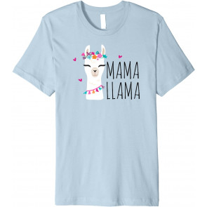 Mama Llama, Cute Llama Lover T-Shirt