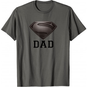 Man Of Steel Dad Of Steel Gray T-Shirt