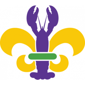 Mardi Gras Fleur The List With Crayfish T-Shirt