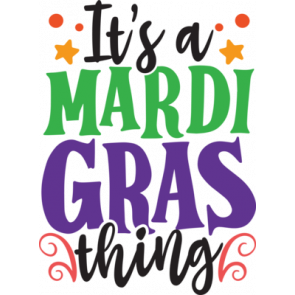 Mardi Gras Its A Mardi Gras Thing T-Shirt