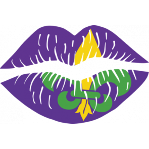 Mardi Gras Lips 1 T-Shirt