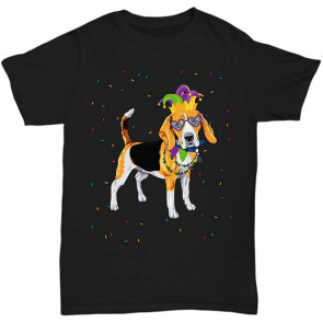 Mardi Gras New Orleans, Beagle T-Shirt