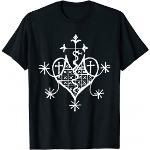Marie Laveau Voodoo Love Queen Lwa Veve T-Shirt