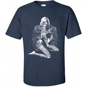 Marilyn Monroe Skull Pose T-Shirt