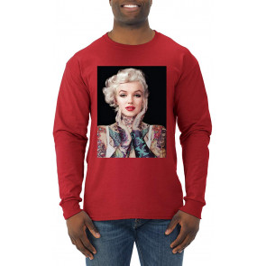 Marilyn Monroe Tattoos Black Pop Culture T-Shirt
