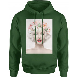 Marilyn Monroe With Rose Flower Crown T-Shirt