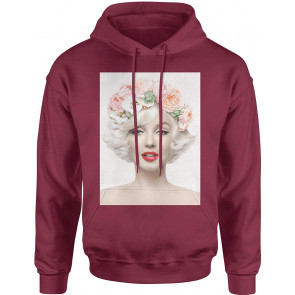 Marilyn Monroe With Rose Flower Crown T-Shirt
