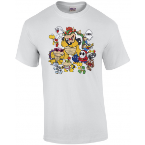 Nintendo Super Mario Bowser Enemy Group T-Shirt