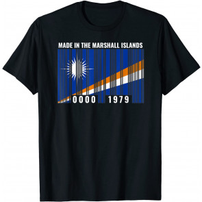 Marshall Islands Heritage Martial Roots Barcode T-Shirt