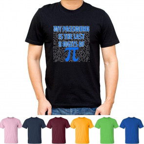 Mathematics My Password Is The Last 8 Digits Of Pi Funny For Math Lovers Personalized Name Customize Present For Birthday Anniversary T-Shirt