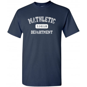 Mathletic Math Teacher Pi Mathematics Mathlete Calculus Algebra Men's T-Shirt