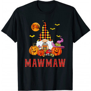 Mawmaw Gnome And Pumpkin Happy Halloween T-Shirt