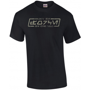 May The Force Be With You Aurebesh T-Shirt